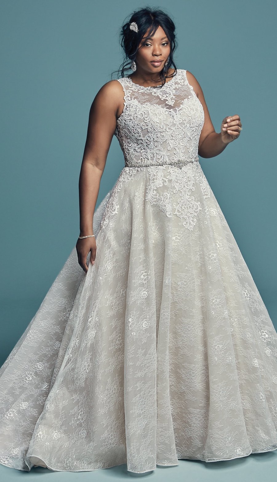 Plus Size Wedding Dress by Maggie Sottero - Annabella